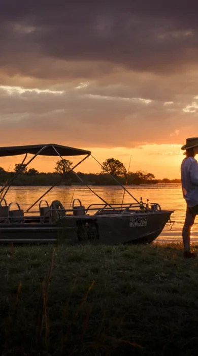 Sunset cruise Zambia