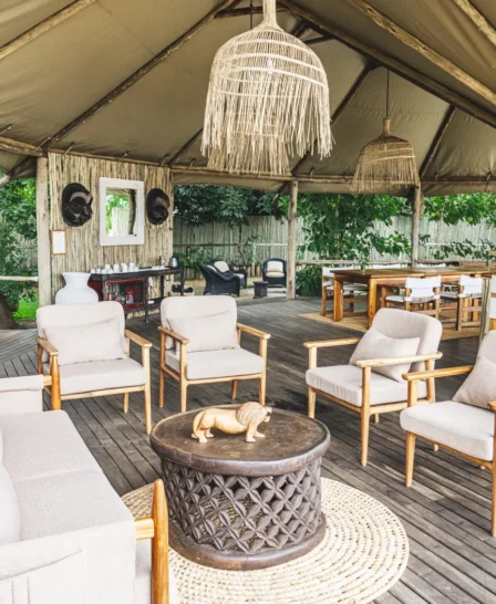 Mushika Deck interiors, Anabezi, Zambia