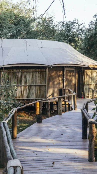 Guest Tent exterior, Anabezi, Zambia
