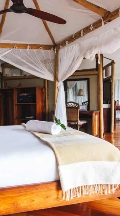 Guest bedroom view, Anabezi, Zambia