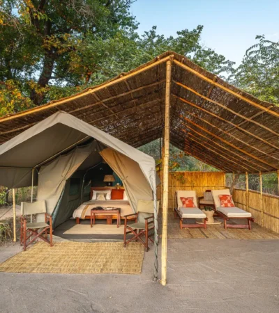 Outside Tent, Nkonzi Bush Camp, South Luangwa, Zambia