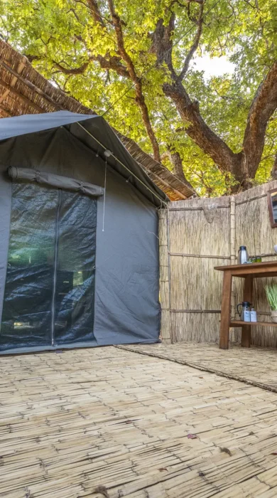 Bathroom, Nkonzi Bush Camp, South Luangwa, Zambia