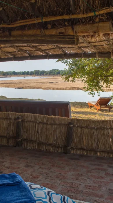 chalet view takwela camp zambia yellow zebra safaris