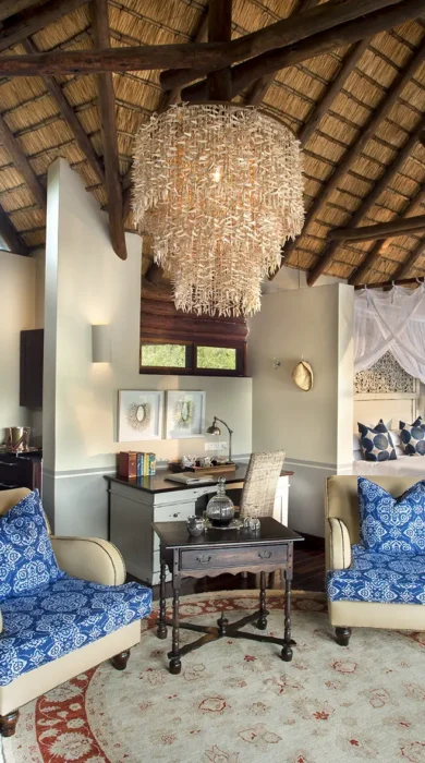 Royal Chundu Island Lodge suite interioir