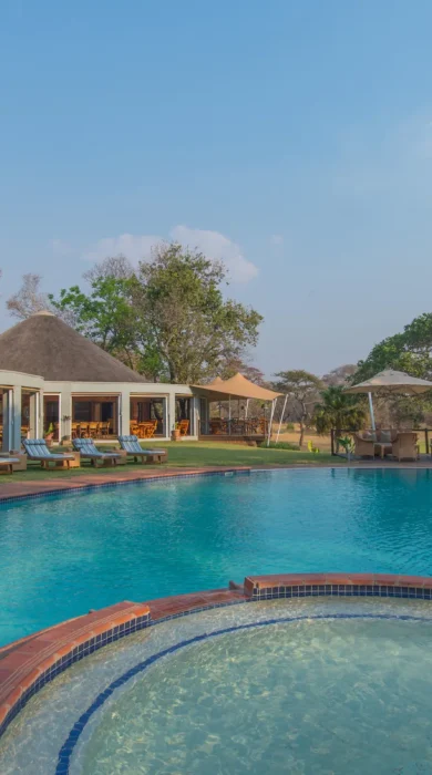 Lilayi lodge pool area, Lusaka, Zambia safaris