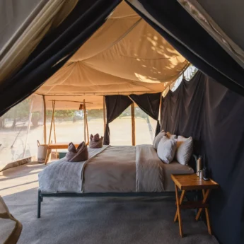 Chula Island Camp, bedroom tents, Zambia