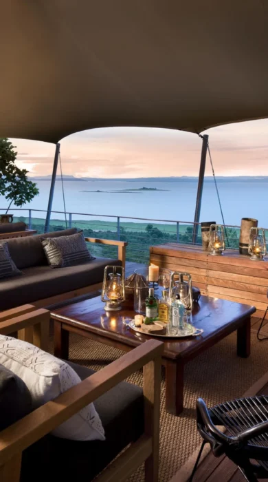 Seating Area, Bumi Hills, Lake Kariba, Zimbabwe