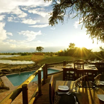 Veranda, Nehimba Lodge, Hwange, Zimbabwe