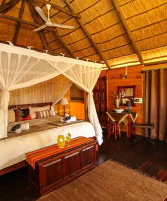Guest tent, Nehimba Lodge, Hwange, Zimbabwe