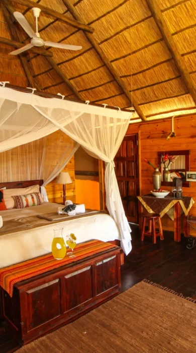 Guest tent, Nehimba Lodge, Hwange, Zimbabwe
