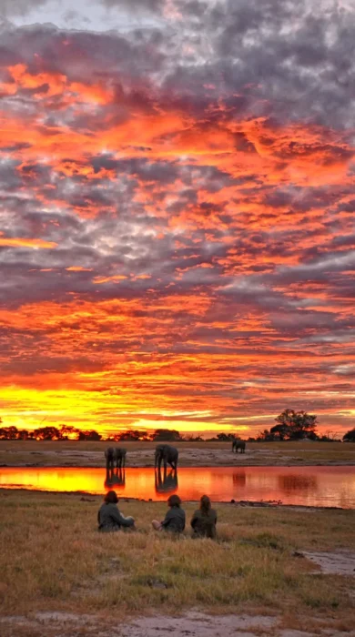 sunset in hwange national park1