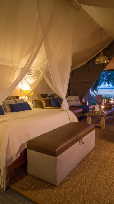 Bedroom, Ruckomechi, Mana Pools NP, Zimbabwe