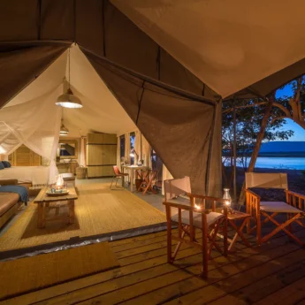 Evening Tent, Ruckomechi, Mana Pools NP, Zimbabwe
