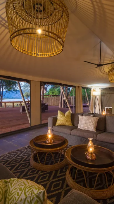 Lounge, Ruckomechi, Mana Pools NP, Zimbabwe