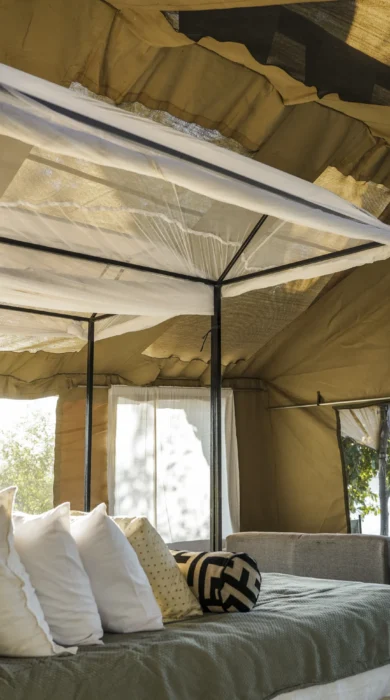 little vundu camp bedroom view zimbabwe yellow zebra safaris