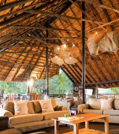 vundu camp main area zimbabwe yellow zebra safaris