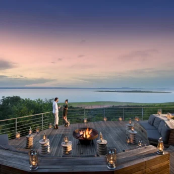 Deck, Bumi Hills, Lake Kariba, Zimbabwe