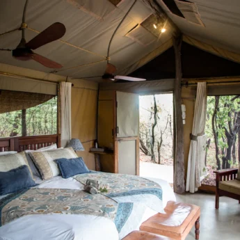 changa safari camp bedroom zimbabwe yellow zebra safaris