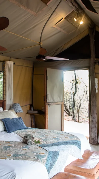 changa safari camp bedroom zimbabwe yellow zebra safaris