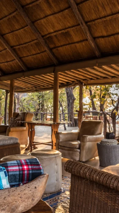 changa safari camp lounge zimbabwe yellow zebra safaris