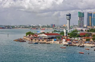 Dar es Salaam city view, Tanzania, Africa