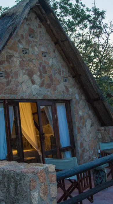 big cave camp balcony zimbabwe yellow zebra safaris