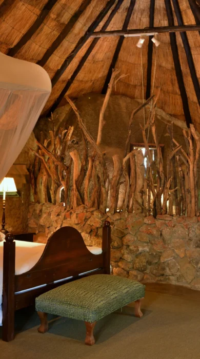 amalinda camp double bedroom zimbabwe yellow zebra safaris