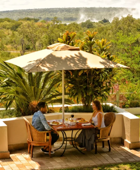 Ilala Lodge patio view