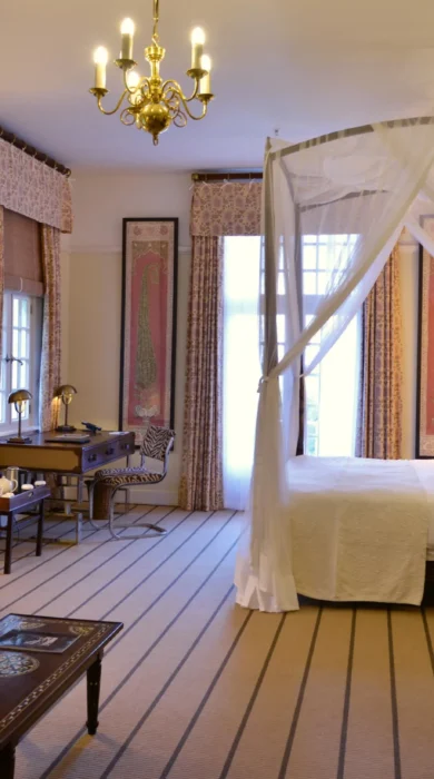 double bedroom, victoria falls hotel, zimbabwe