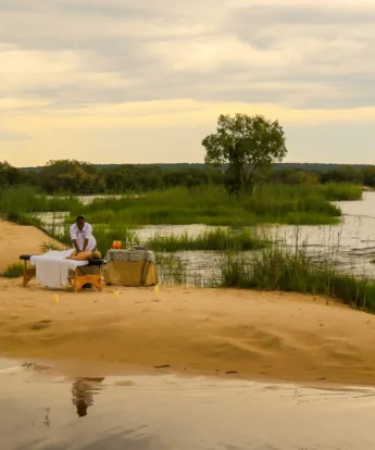 zambezi sands river camp pop up spa zimbabwe yellow zebra safaris