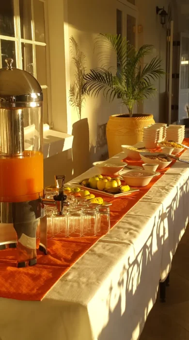 Breakfast Buffet on Veranda