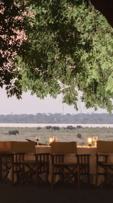 Dining, Little Ruckomechi, Mana Pools, Zimbabwe