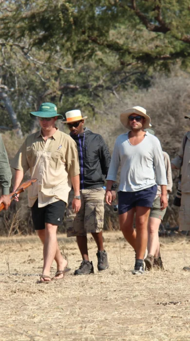 Walking safari manna pools