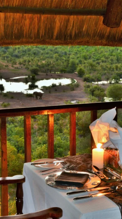 Victoria Falls Safari Suites balcony