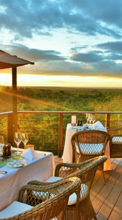Victoria Falls Safari Club Outdoor Dining