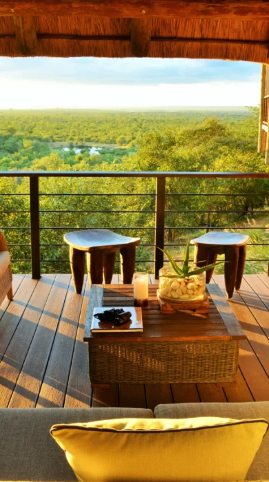 Victoria Falls Safari Club Deck