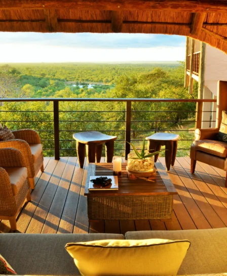 Victoria Falls Safari Club Deck
