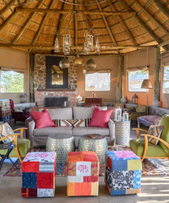 deka camp zimbabwe main area yellow zebra safaris