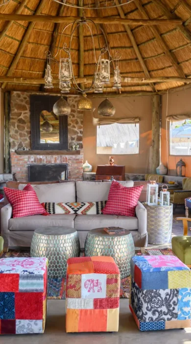 deka camp zimbabwe main area yellow zebra safaris