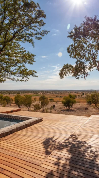 deka camp pool area zimbabwe yellow zebra safaris