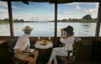 Views from boat safari, Palm River Lodge, Zimbabwe