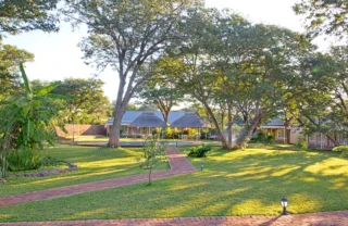 garden, pioneers victoria falls, zimbabwe