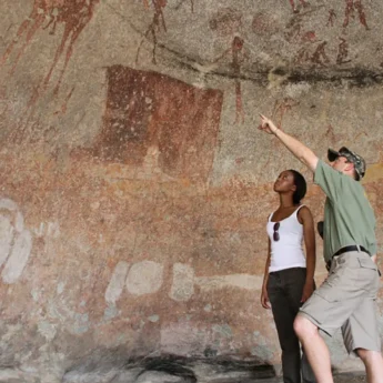 rock paintings, matobo national park, zimbabwe safaris