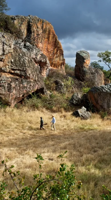 bush walk, gonarezhou national park, zimbabwe safaris