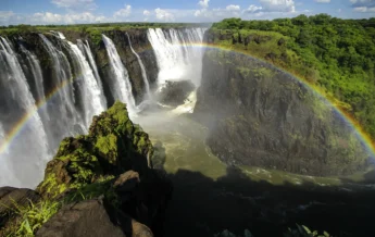 rainbow over victoria falls, zimbabwe safaris