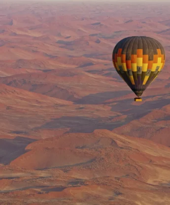 ballooning over sossusvlei, namibia safari holidays