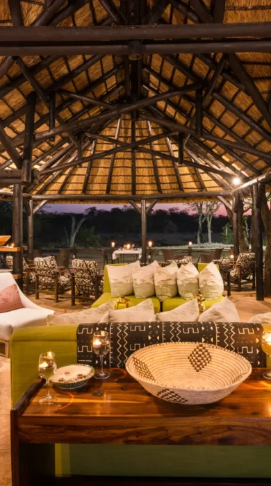 Lounge, Ongava Tented Camp, Etosha National Park, Namibia