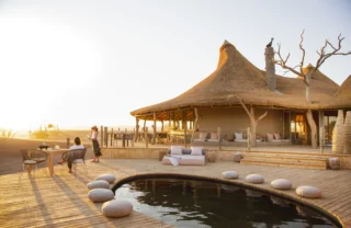 Poolside, Little Kulala, Sossusvlei, Namibia