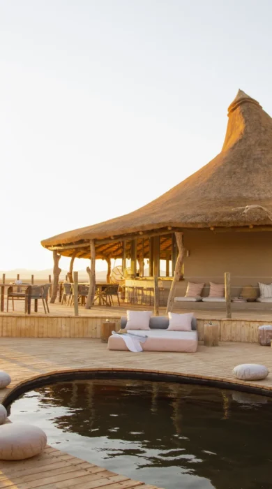 Poolside, Little Kulala, Sossusvlei, Namibia