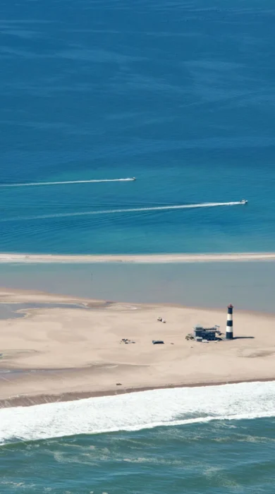 Arial View of Pelican Point Lodge